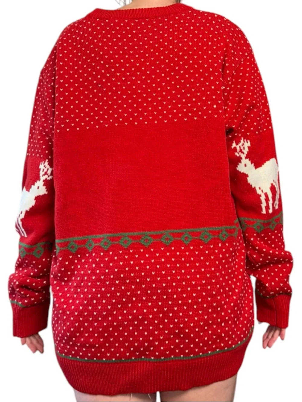 Red Christmas Crewneck Sweater - 'Merry Christmas Ya Filthy Animal'
